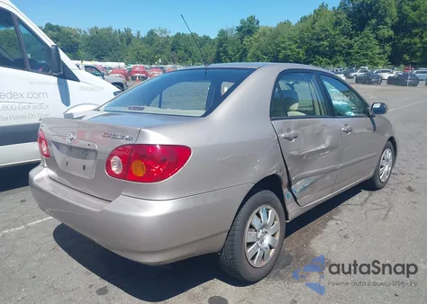 2003 Toyota Corolla Le из США, поврежденный, VIN 2T1BR32E23C110163